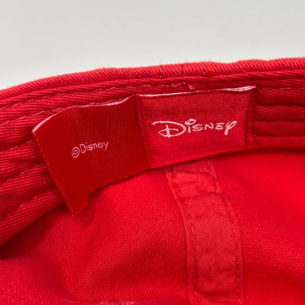 Disney Mickey Mouse Red Baseball Cap Adjustable Dad Hat Embroidered‎